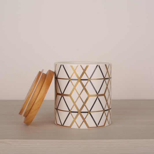 Ceramic Kitchen Storage Jar with Lid