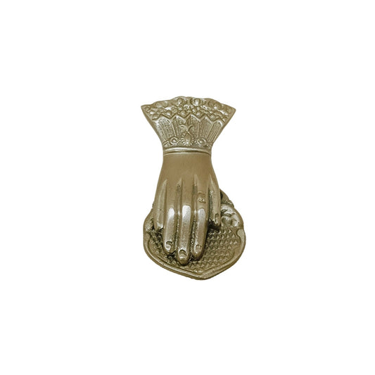 Brass Hand Carved Paper Holder