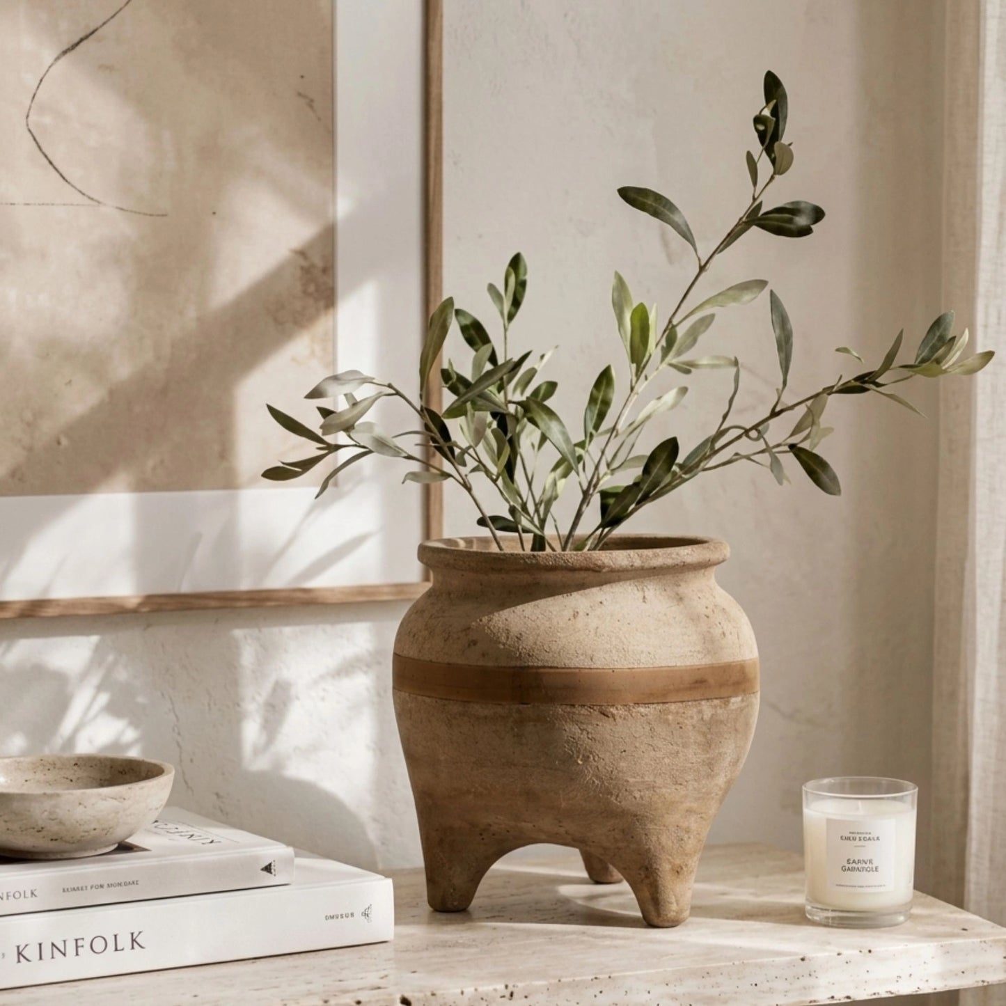 Round-Bellied Shape Flower Vase
