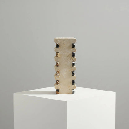 Beige Stone Dovetail Flower Vase