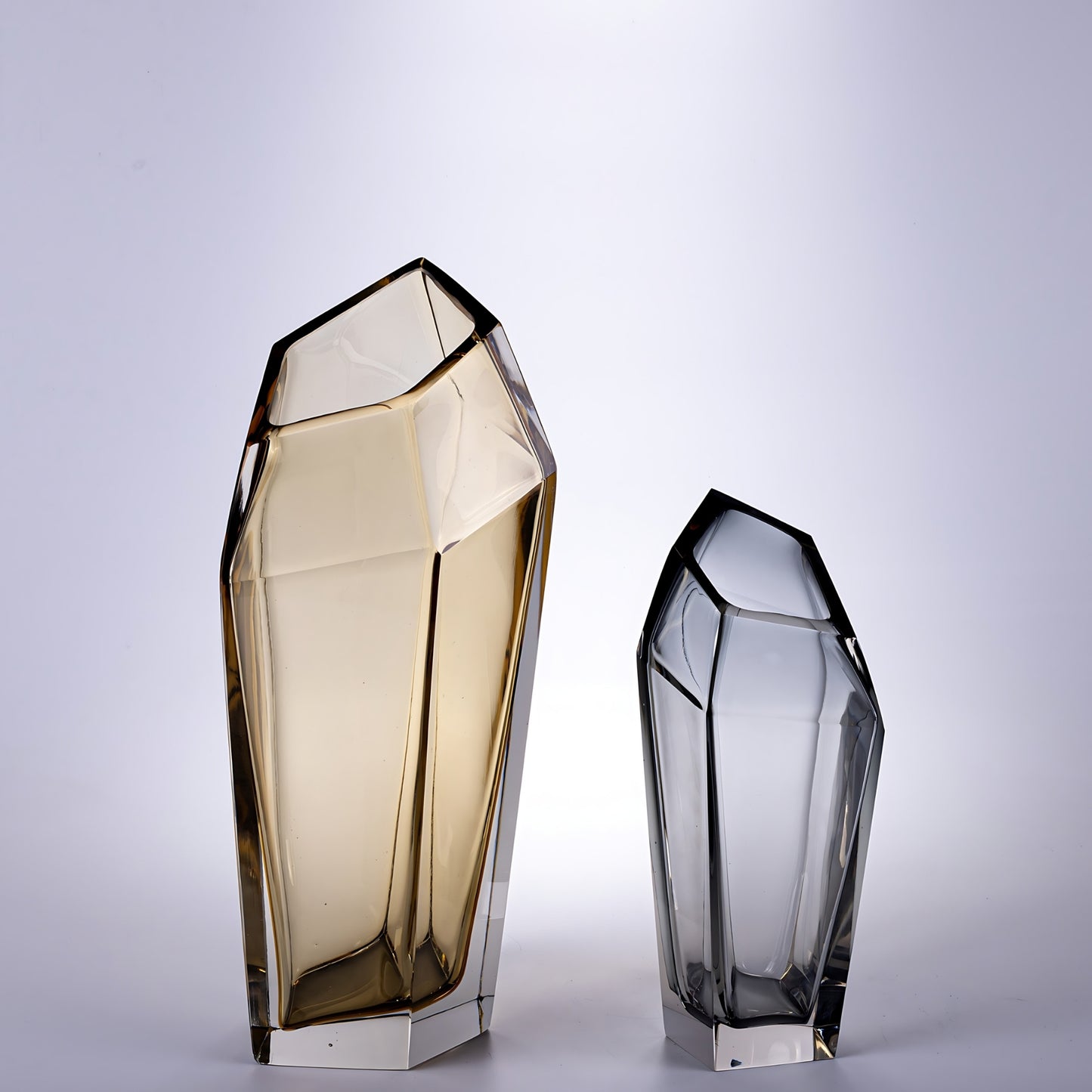 Crystal Hand-Blown Glass Vase