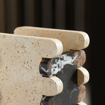 Beige Stone Dovetail Flower Vase