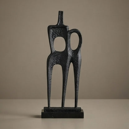 Shadow Adjoining Decorative Showpiece(Bronze, Black)