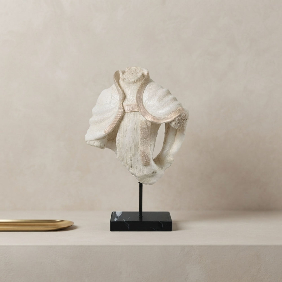 Empty Dress And Standing Shadow Decorative Showpiece