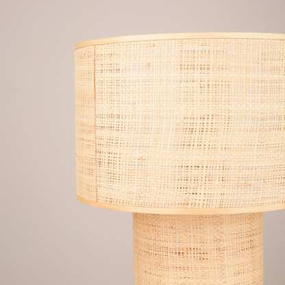 Brown Jute Table Lamp