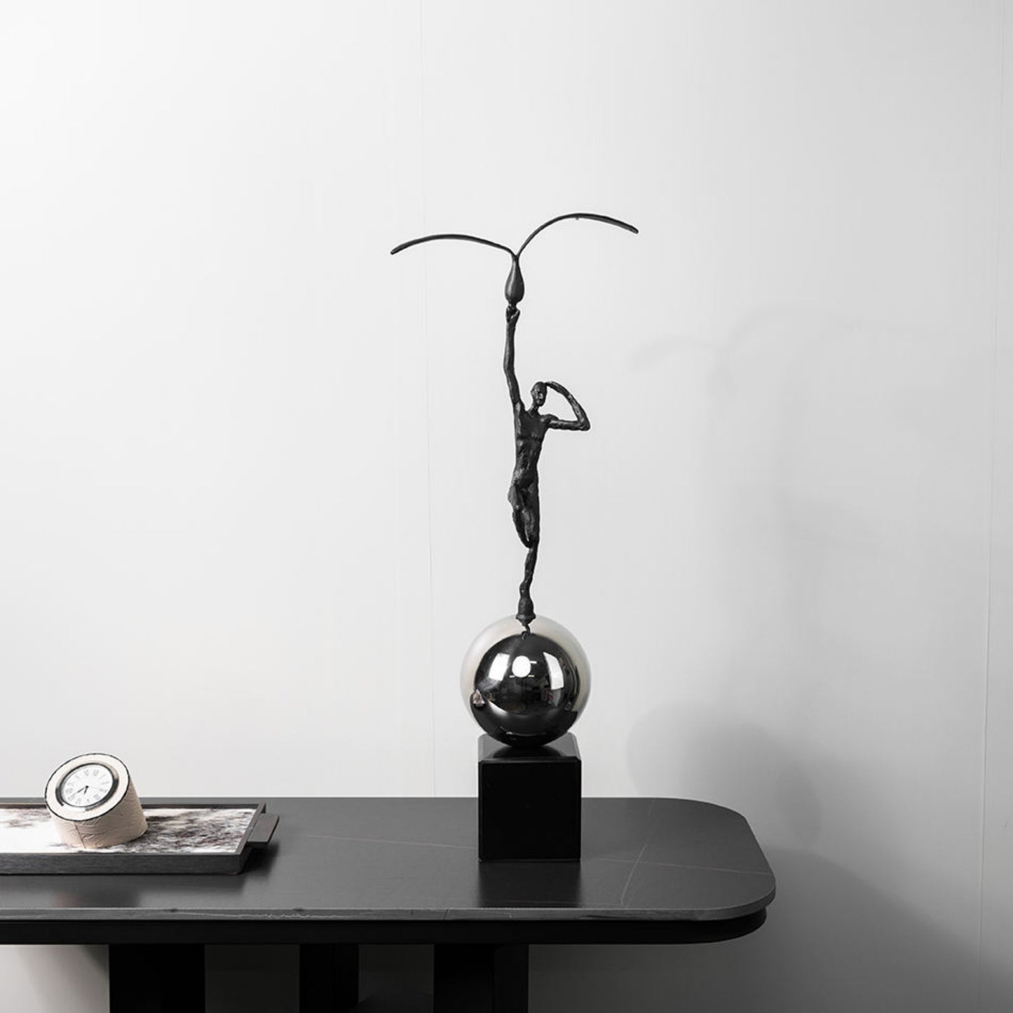 Balance Pole Sculpture Ornament Figurine