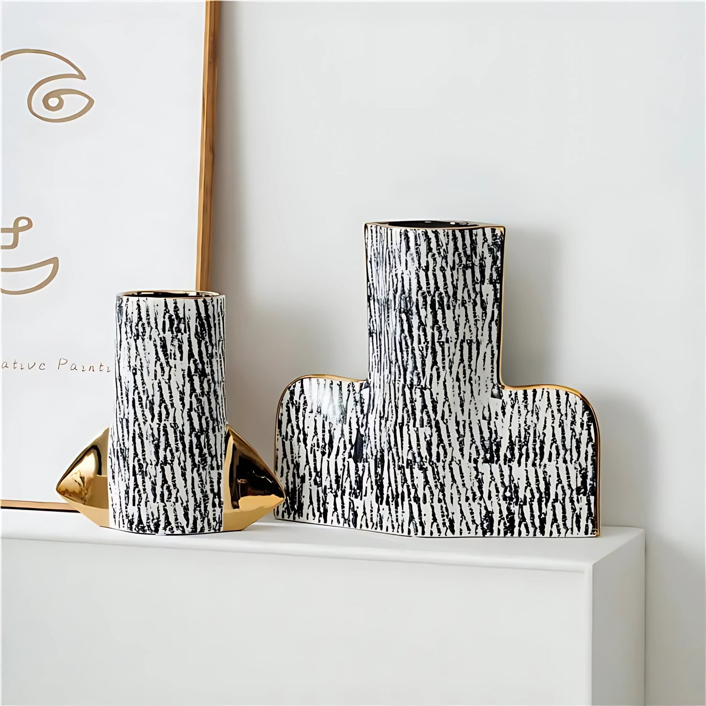Woven Pattern Table Décor Vase