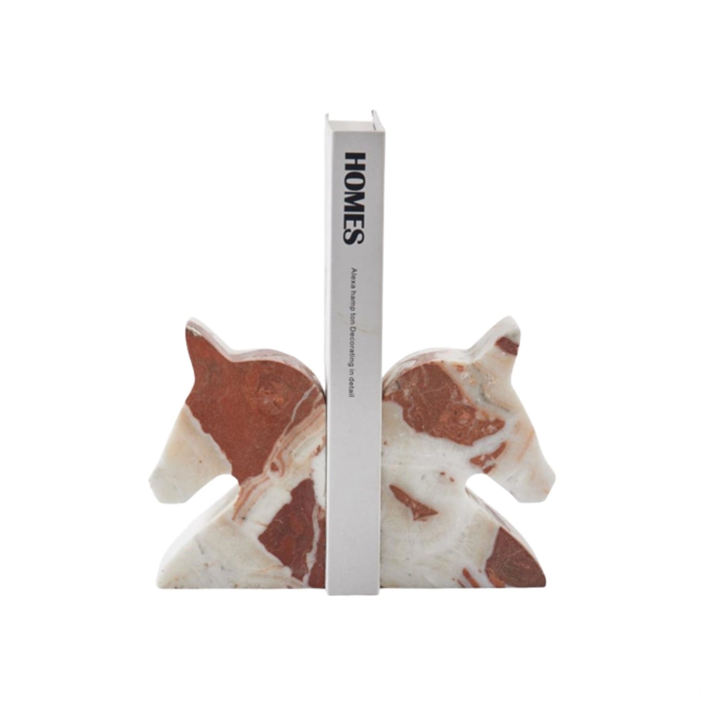 Horse Sculpture Marble Bookends