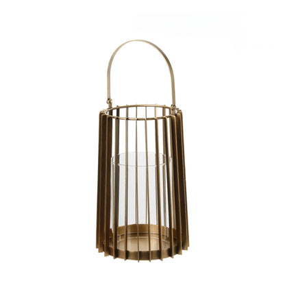 Cage Shadow Metal Lantern/ Candle Holder
