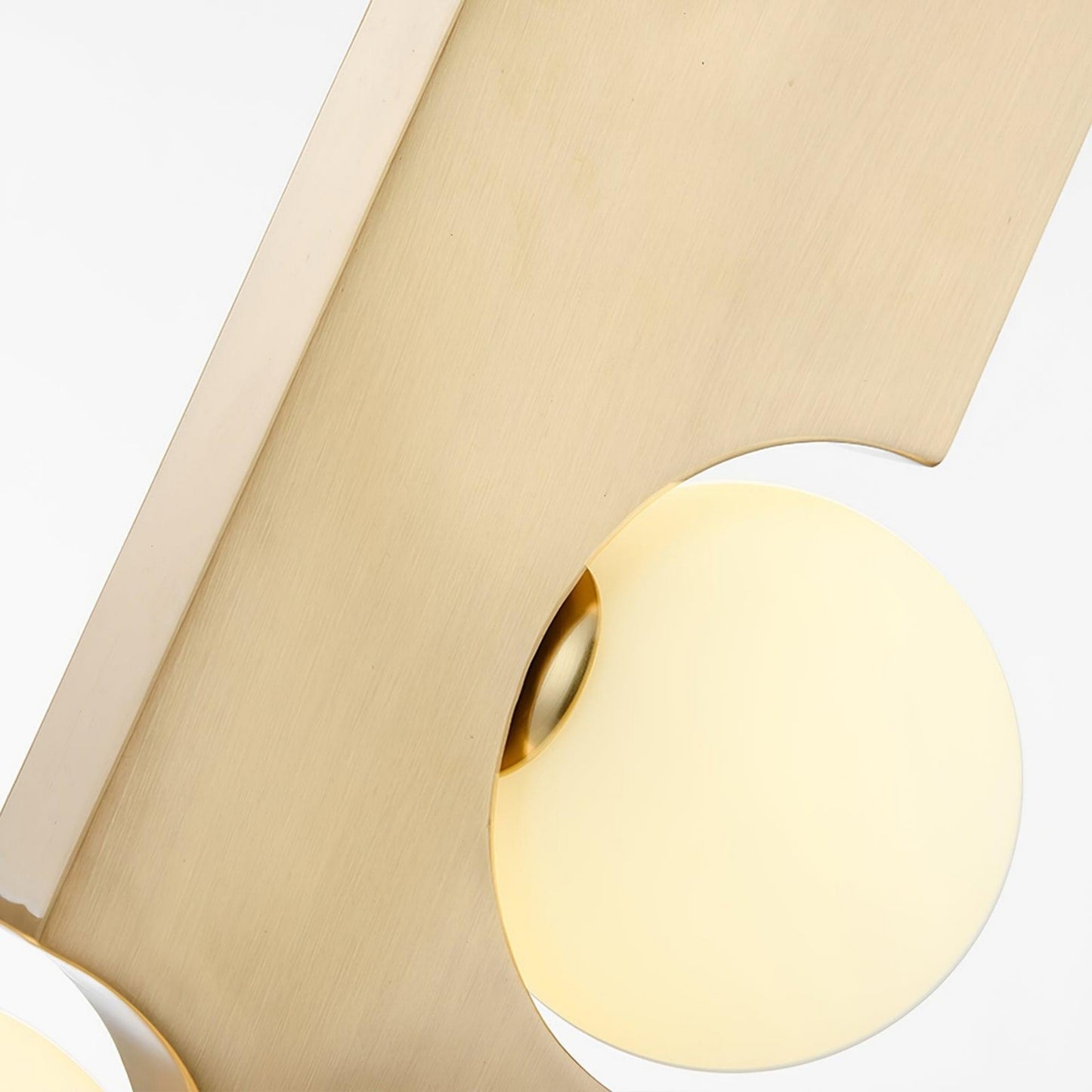 Gold Metal Opal Glass Table Lamp
