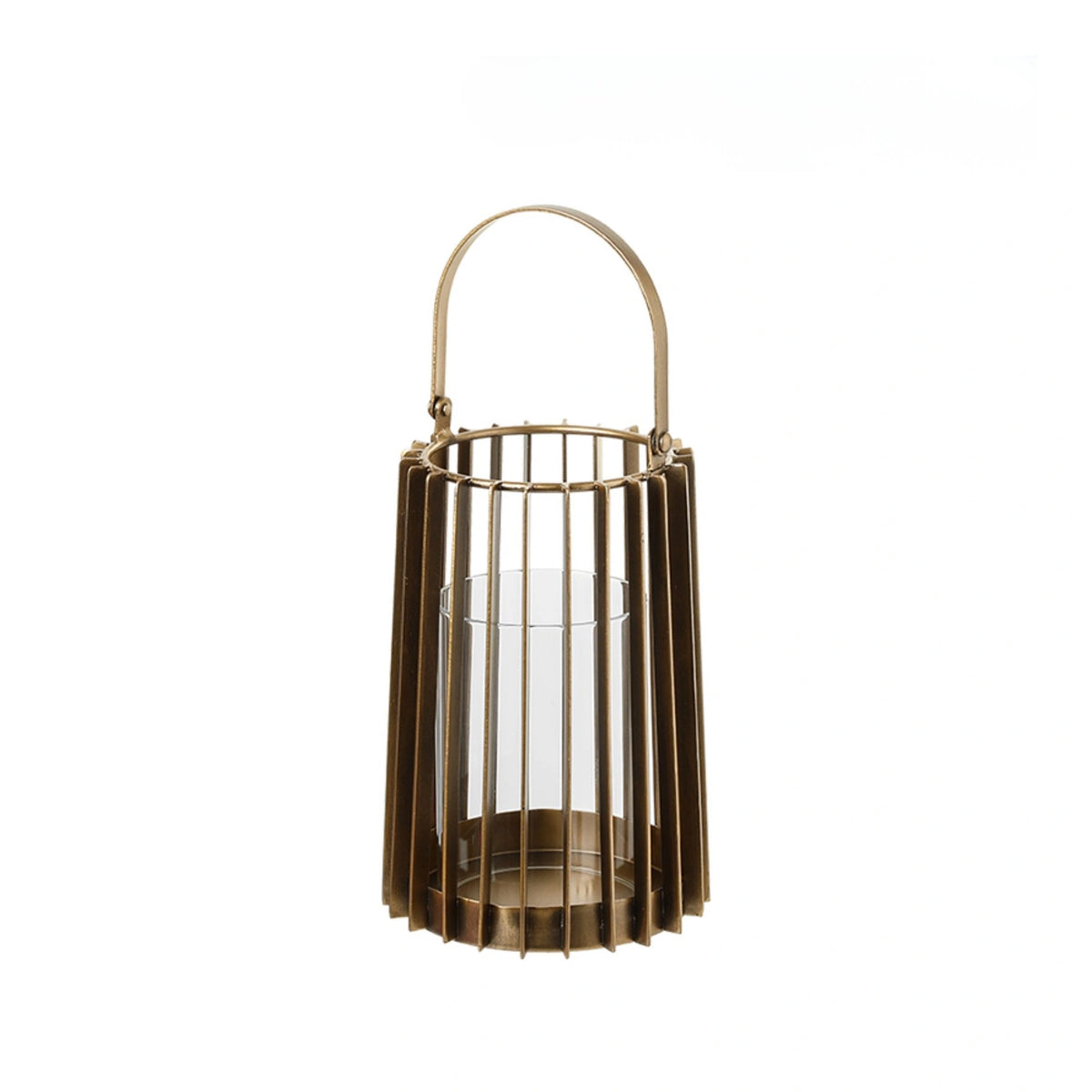 Cage Shadow Metal Lantern/ Candle Holder