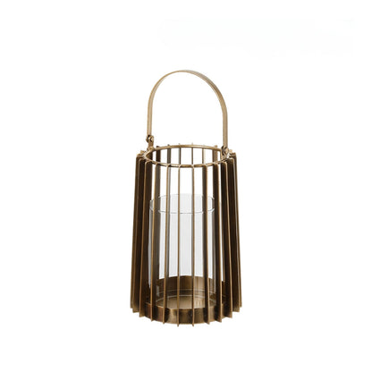 Cage Shadow Metal Lantern/ Candle Holder