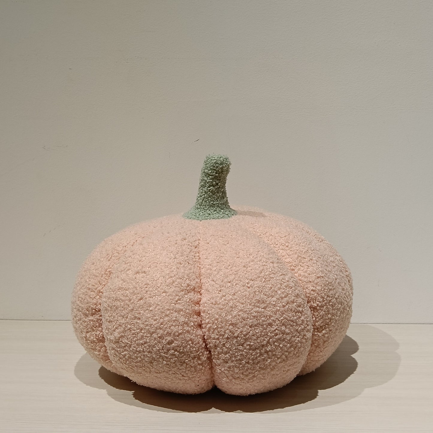 Teddy Fur Pumpkin Cushion