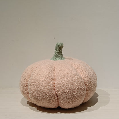 Teddy Fur Pumpkin Cushion