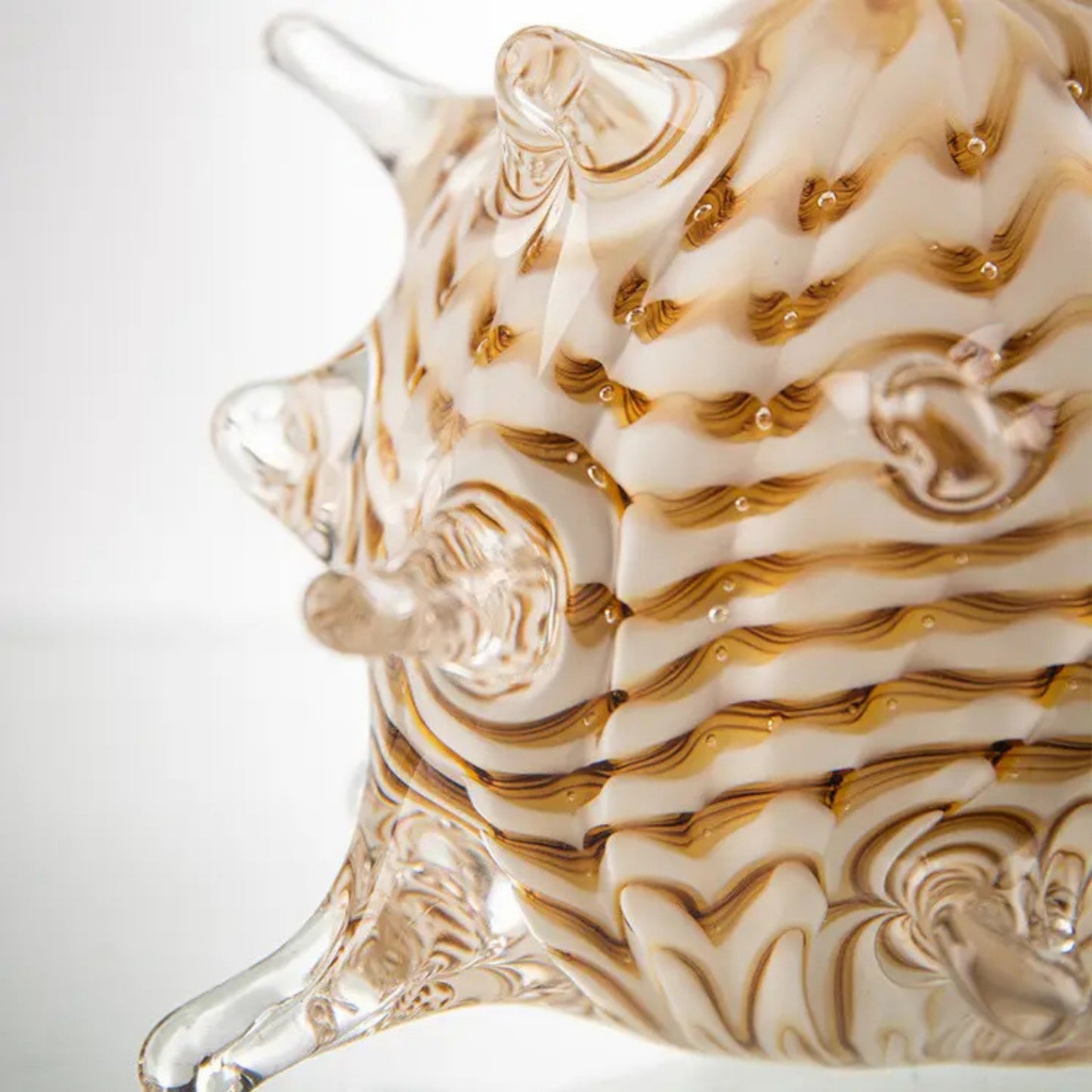 Creative Handmade Art Glass Seashell Décor Ornaments