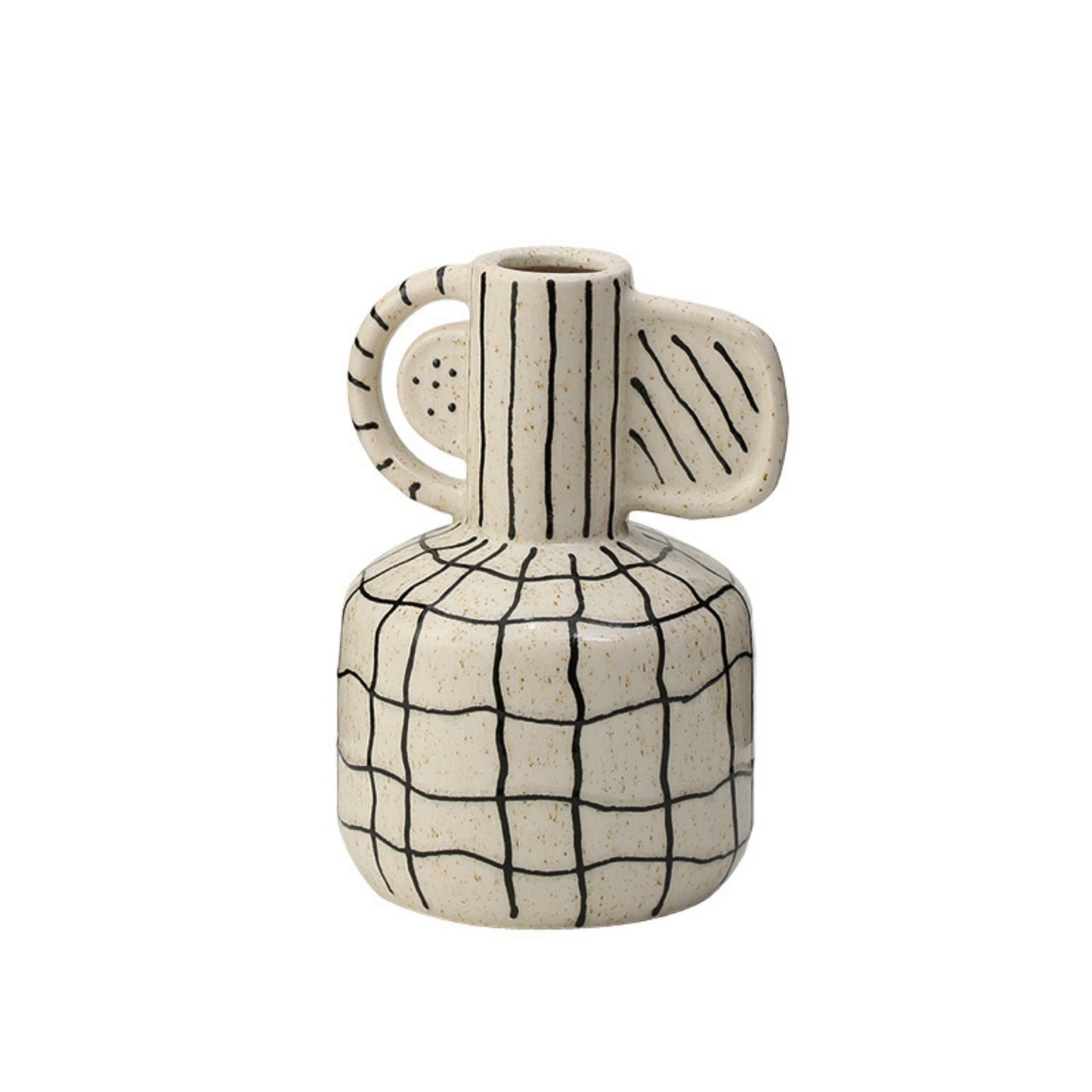Big Ear Black Line Flower Vase