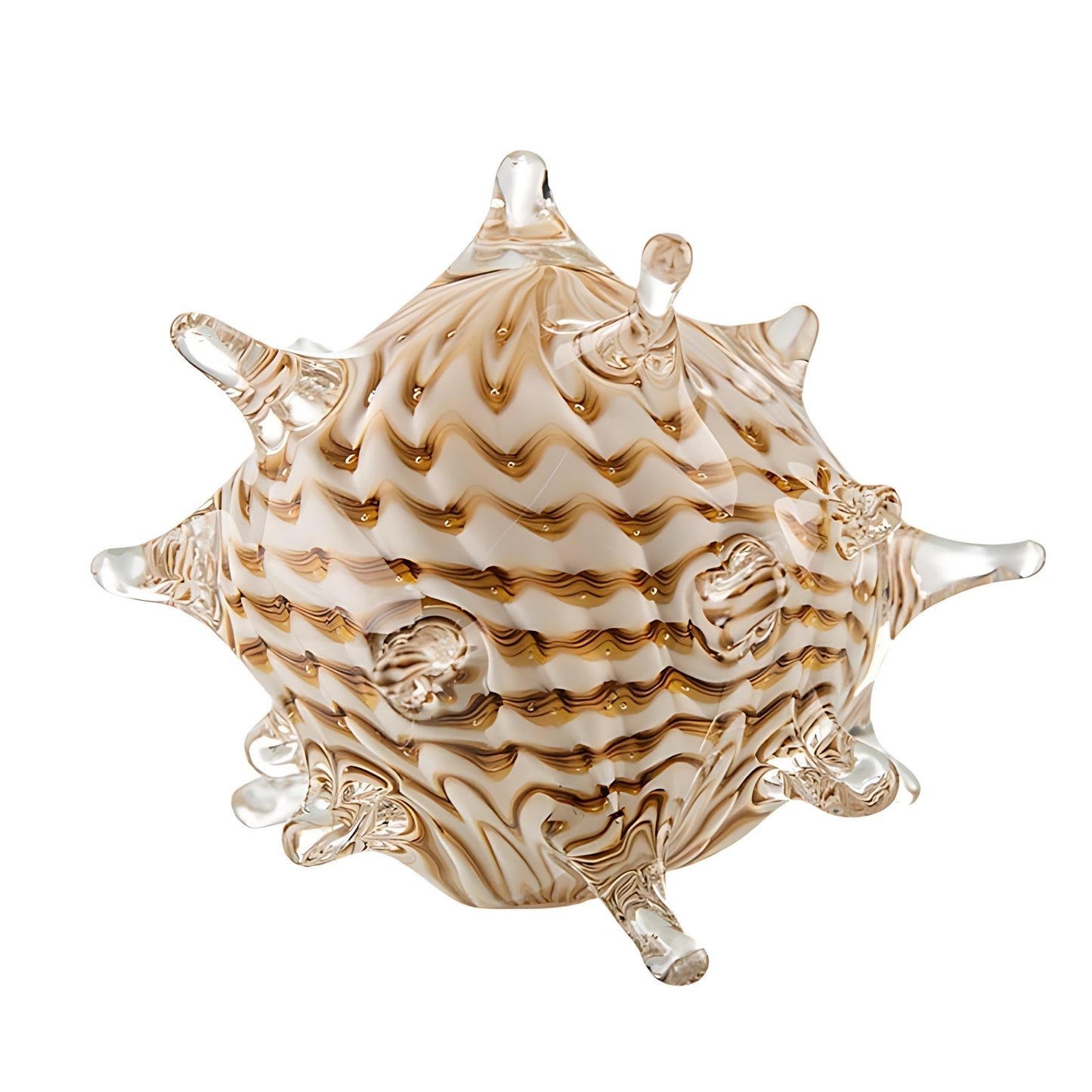 Creative Handmade Art Glass Seashell Décor Ornaments