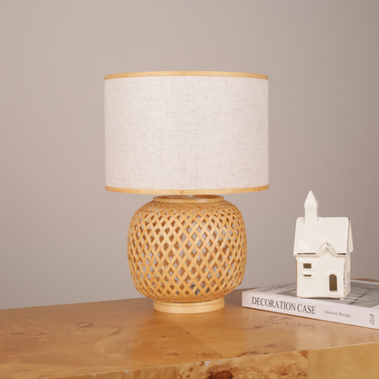 Bamboo Webbing Table Lamp