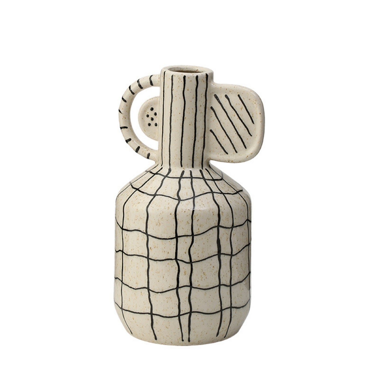Big Ear Black Line Flower Vase