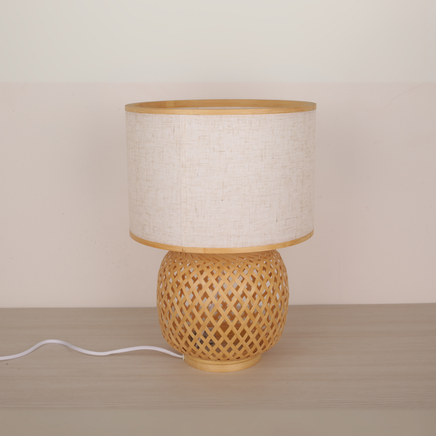Bamboo Webbing Table Lamp