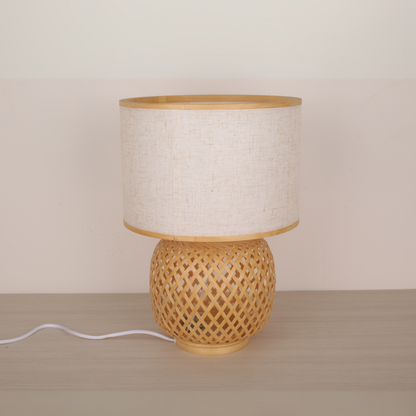 Bamboo Webbing Table Lamp