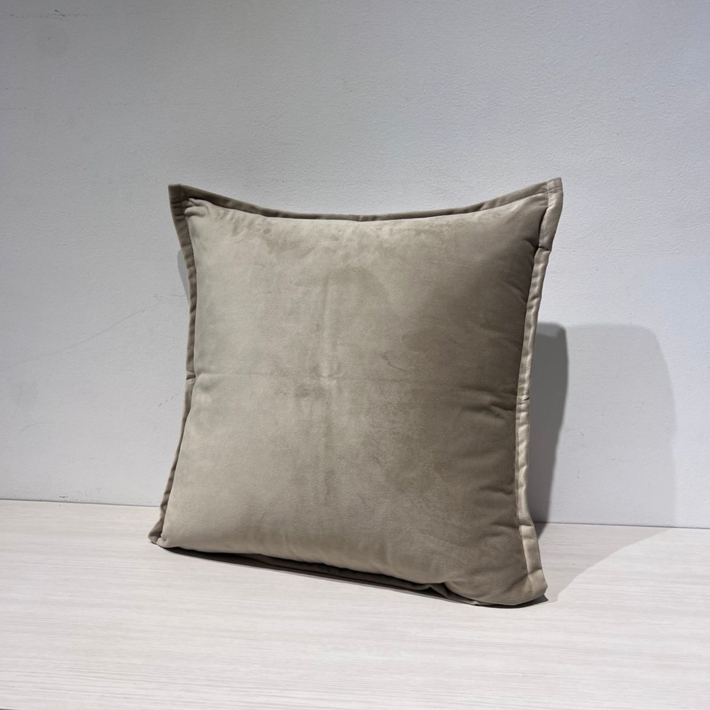 Jacquard Floral Print Cushion Cover, Backside In Plain
