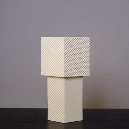 Handmade Ceramic Line Design Table Décor Vase
