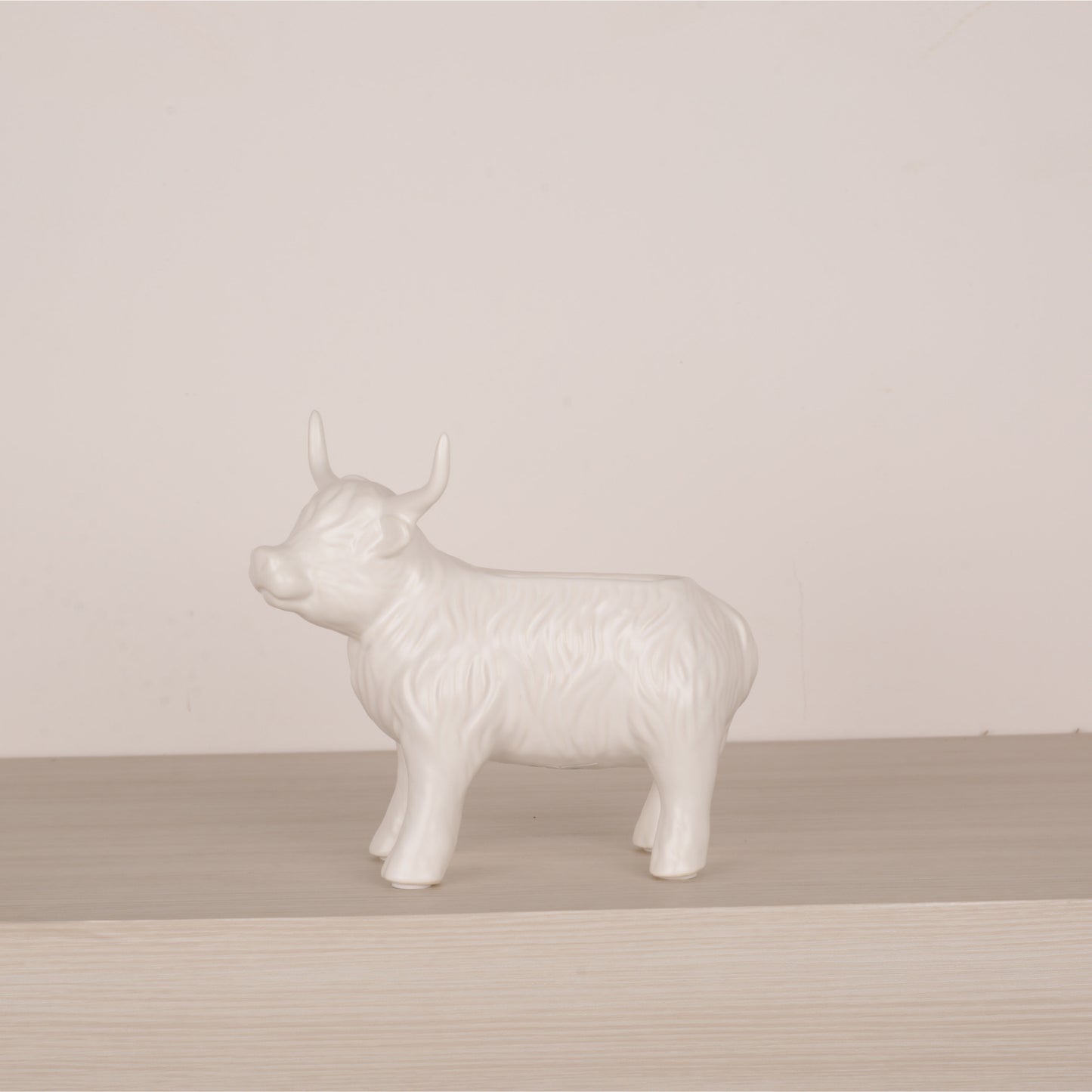 Little White Bull Candy Bowl Decorative Sculpture