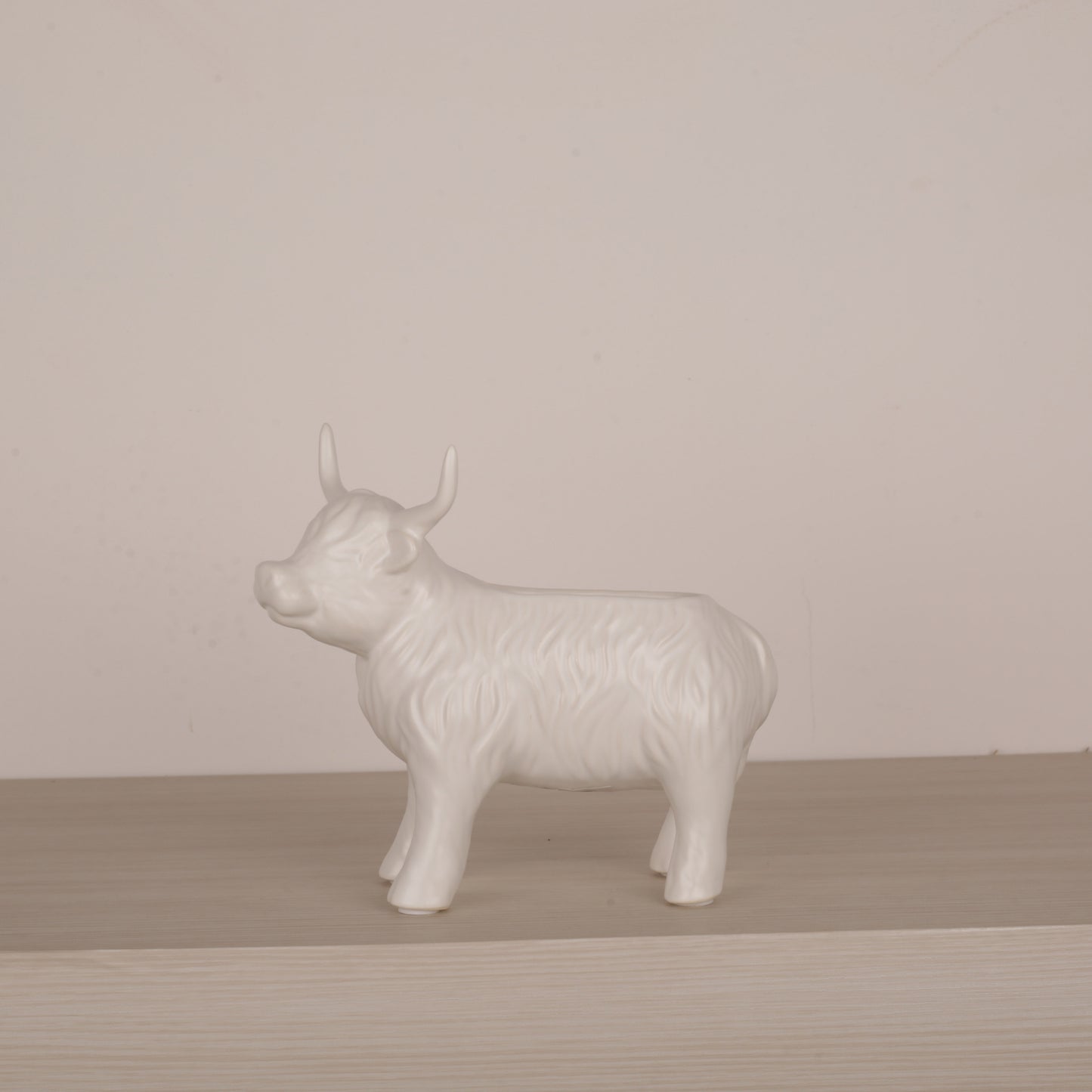Little White Bull Candy Bowl Decorative Sculpture