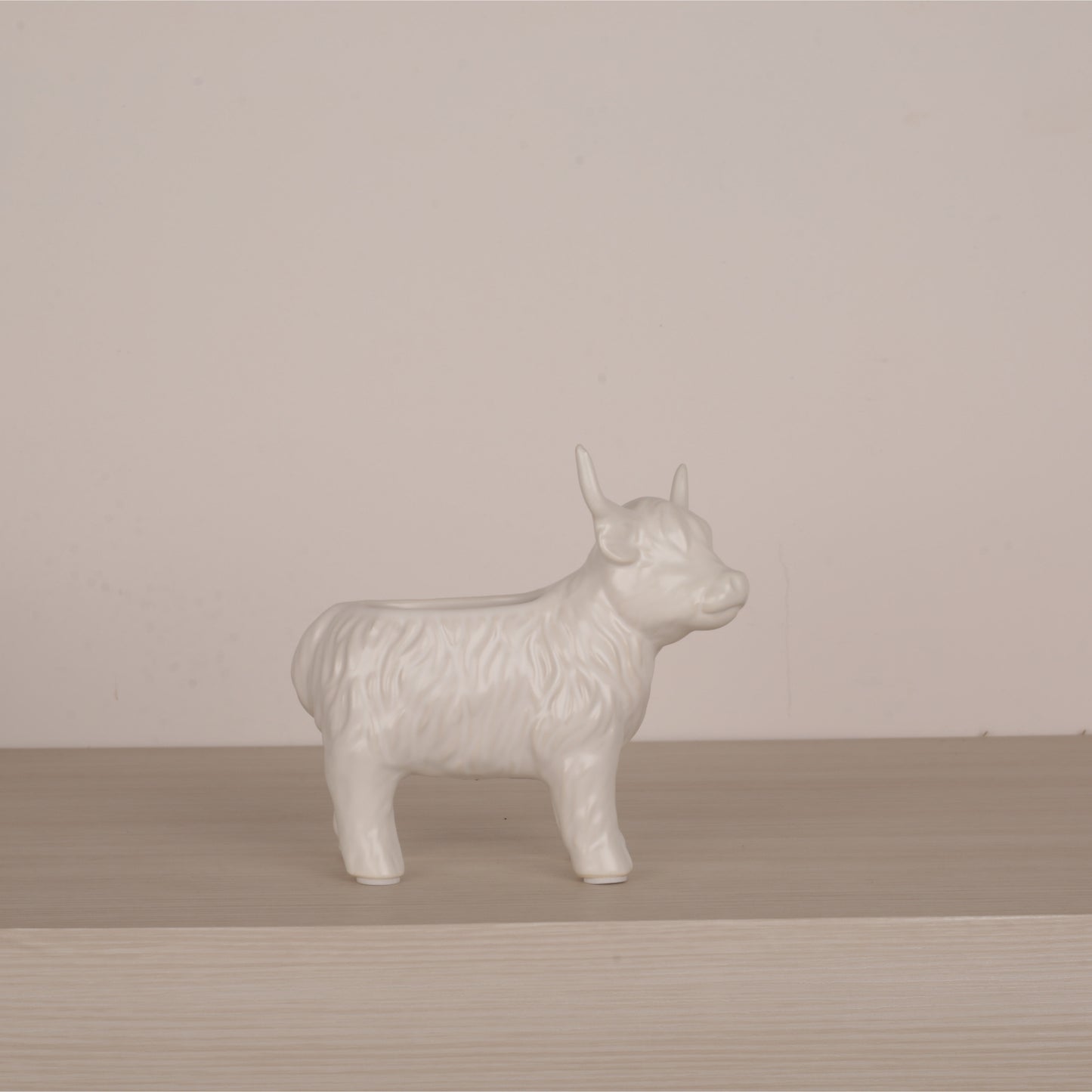 Little White Bull Candy Bowl Decorative Sculpture