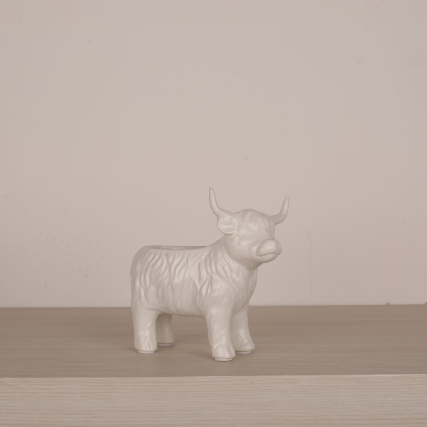 Little White Bull Candy Bowl Decorative Sculpture