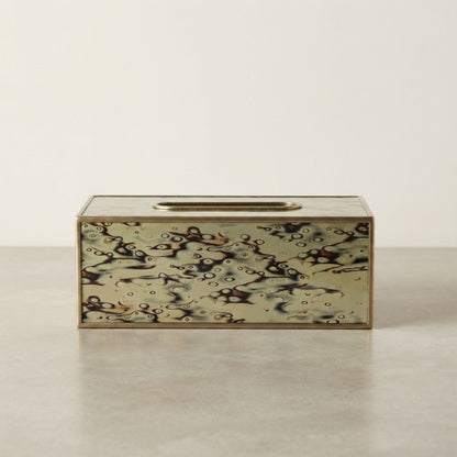 Gold-Wrapped Tissue Box