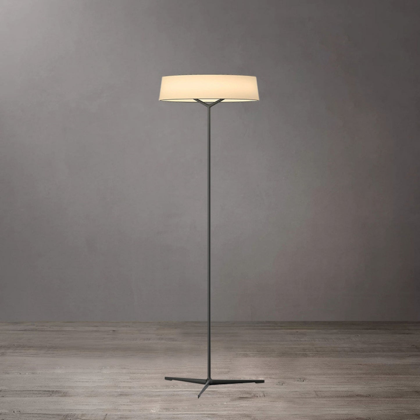 Circular Shade LED Floor Lamp