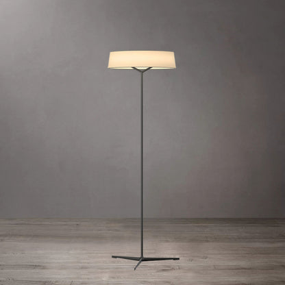 Circular Shade LED Floor Lamp