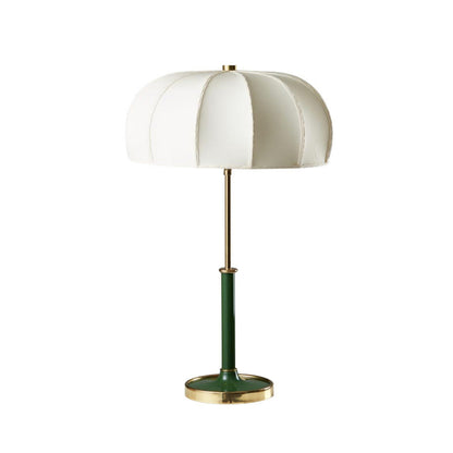 Fabric Shade Metal Base Desk Lamp