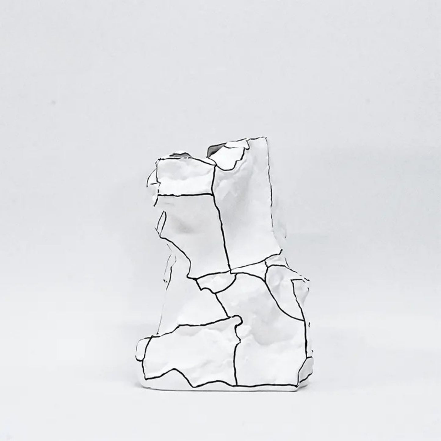 Black Line Flower Vase