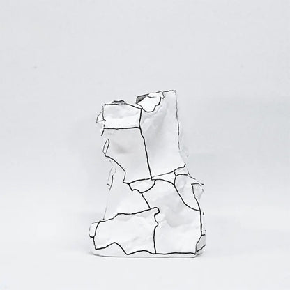 Black Line Flower Vase