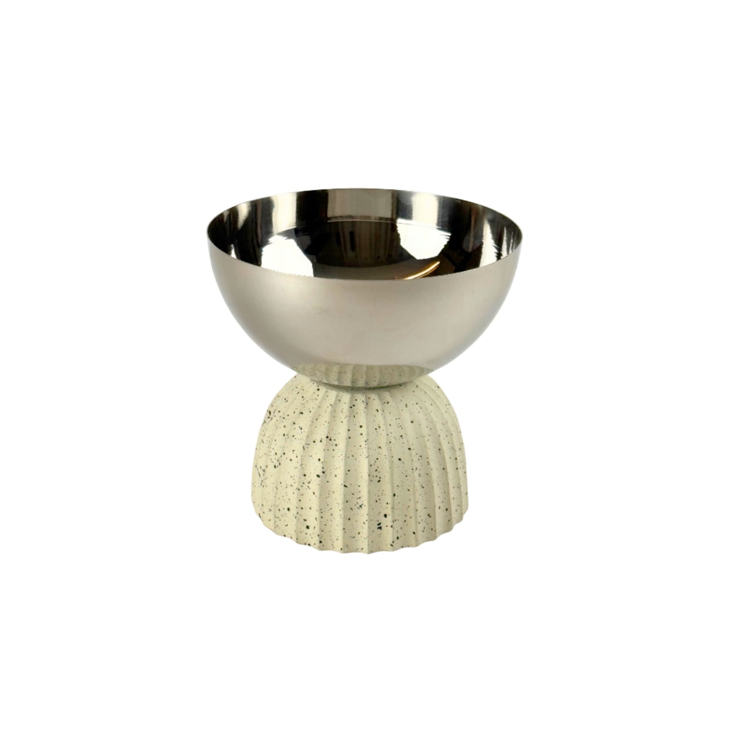 Beige Resin Base Candy Bowl