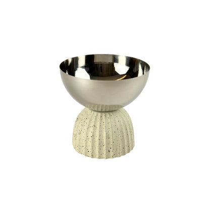 Beige Resin Base Candy Bowl