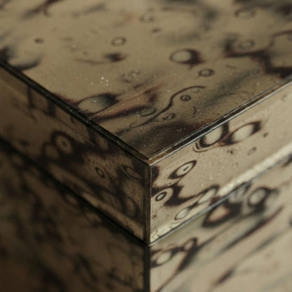 Gold-Wrapped Rectangle Storage Box