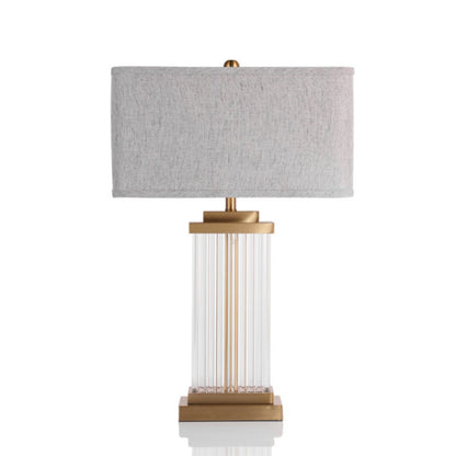 European Style Clear Crystal Glass Table Lamp