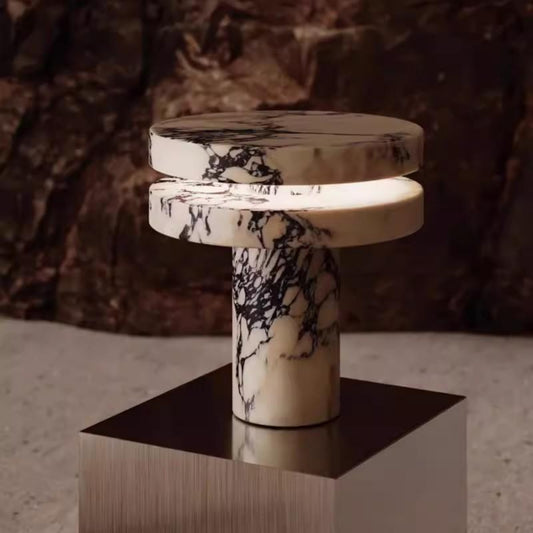 LED Natural Marble Table Lamp