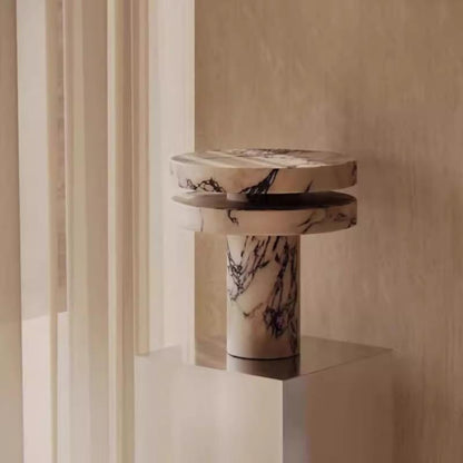 LED Natural Marble Table Lamp