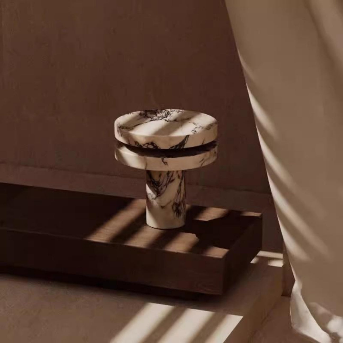 LED Natural Marble Table Lamp