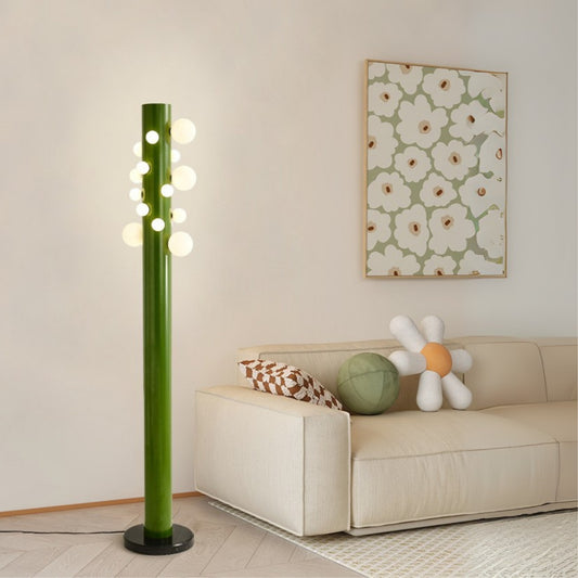 Green Cactus Marble Floor Lamp