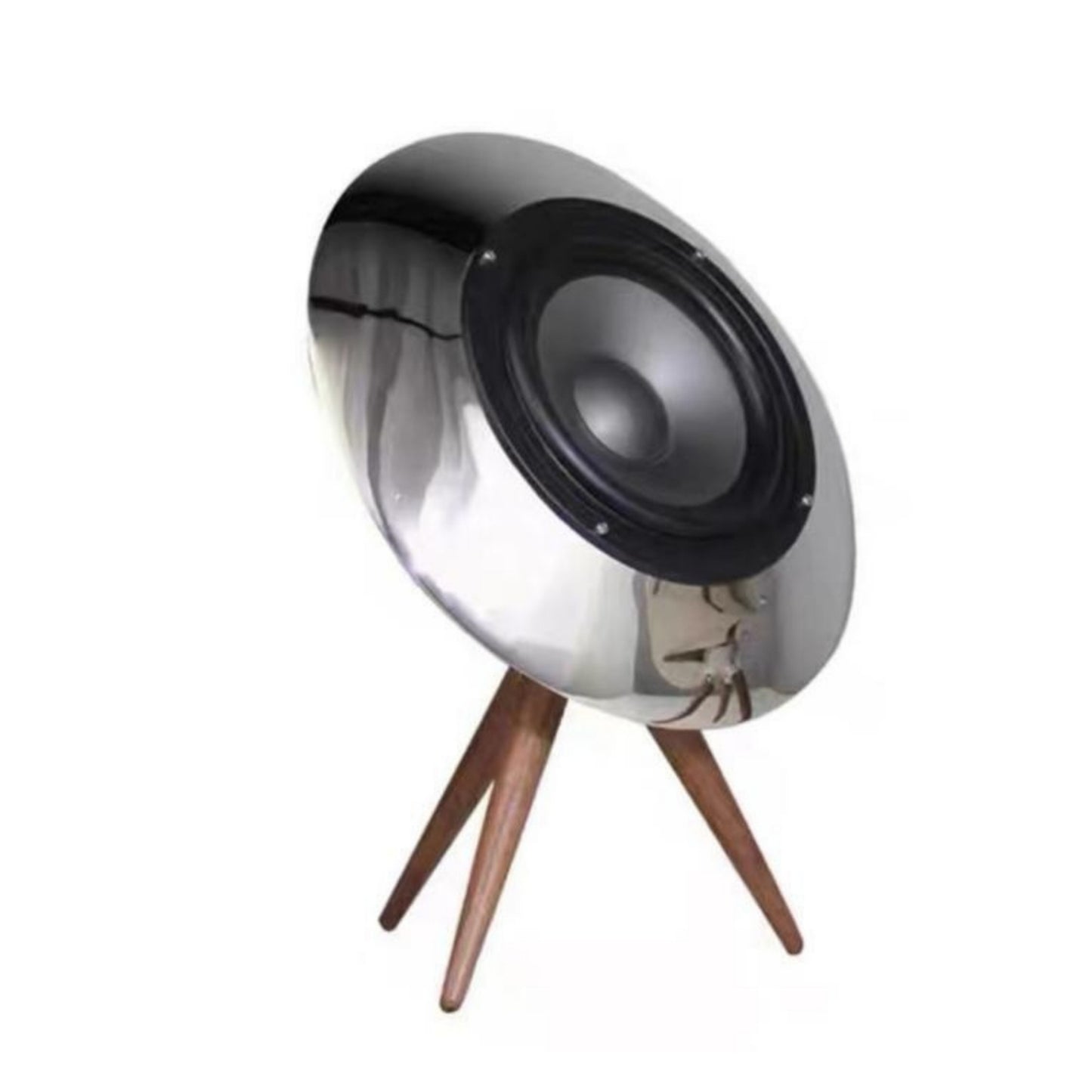 Stainless Steel Solid Wood Crafts Audio Ornament