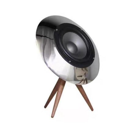 Stainless Steel Solid Wood Crafts Audio Ornament