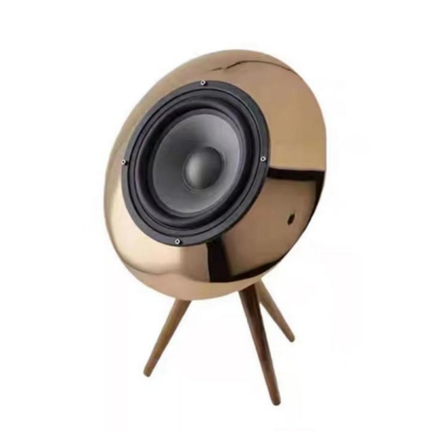 Stainless Steel Solid Wood Crafts Audio Ornament