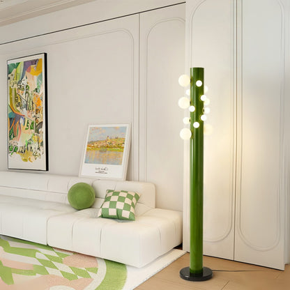 Green Cactus Marble Floor Lamp