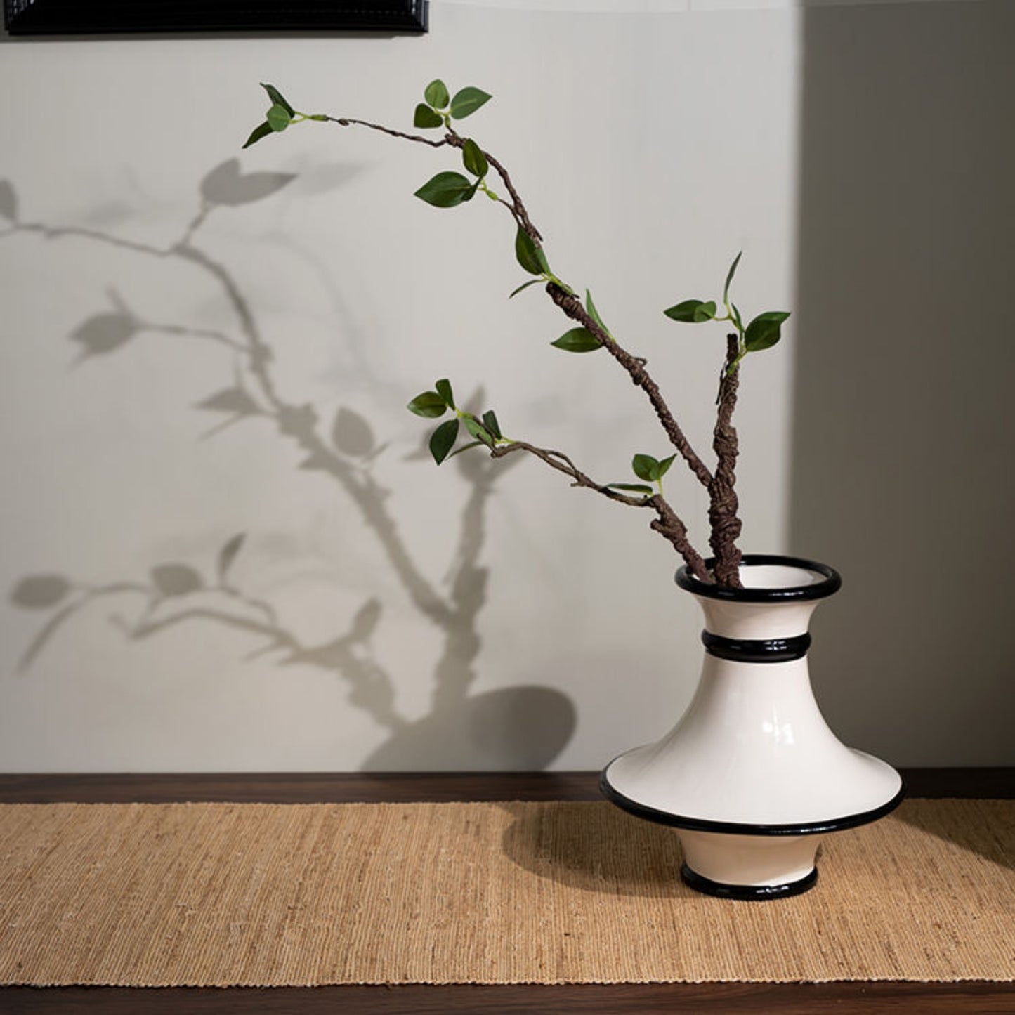 White Bell Shaped Flower Vase